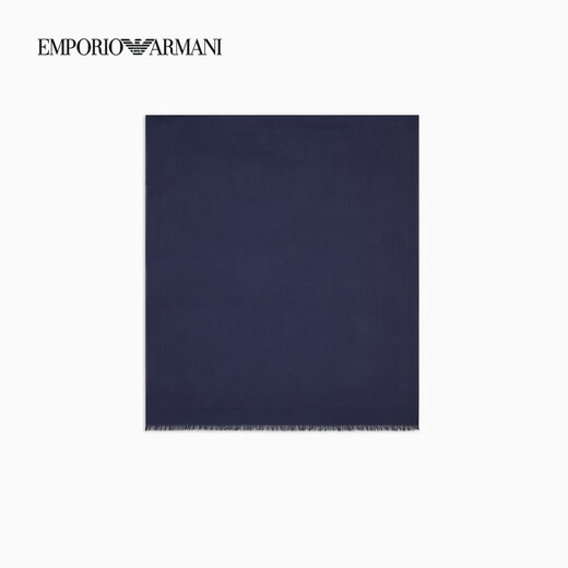 EMPORIO ARMANI/Armani official flagship New Year gift men's jacquard casual shawl scarf outer wear UB118-navy blue one size
