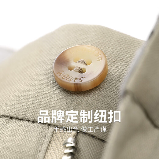 
Dancing with the wolf [anti-wrinkle bamboo fiber] stretch casual pants for men 2025 summer new style easy to care without ironing skin-friendly trousers 4025 Khaki 701 30