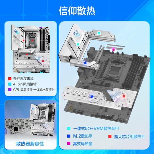 ROG STRIX B850-A GAMING WIFI S Fubuki motherboard CPU 9800X3D/9700X(AMD B850/socket AM5)