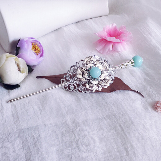 Mengyi ancient style men's crown women's hair crown ancient costume Hanfu cos hairpin jewelry multi-color classical hair accessories gold