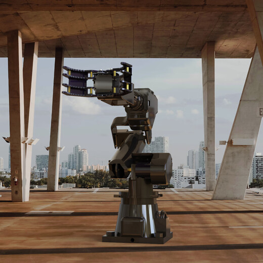 Lingle Intelligent Robot TR500 Rubber Track Car ROS Moveit Controlled Mechanical Arm Ordnance Disposal Robot Unmanned Vehicle Customized TR500+ Robotic Arm