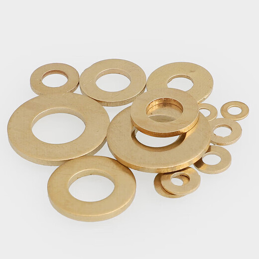 XMSJ brass screw flat washer spring washer set nut outer hexagonal bolt rod combination 456810 10*355 set