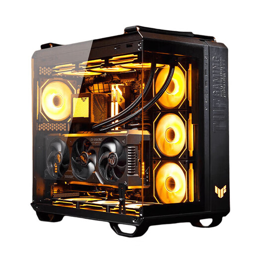 ASUS ROG 24-issue interest-free TUF family barrel AMD 9800X3D/no card/5070TI/5080 ammunition depot 870AYW/Fuxue assembled computer host DIY complete machine configuration thirteen 9800X3D+5080 TUF family barrel