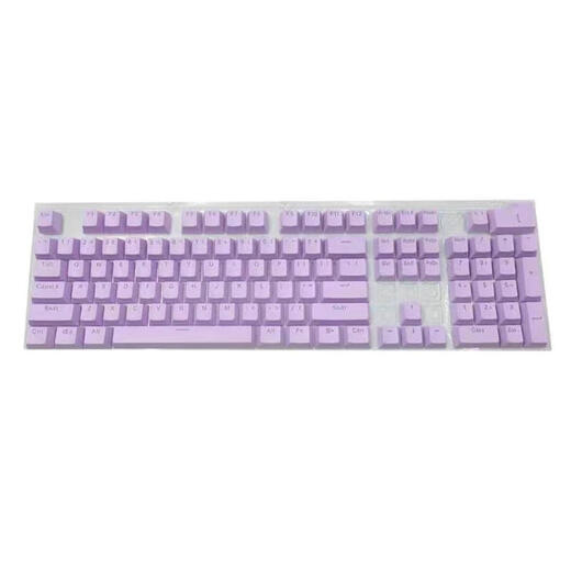 Logitech (G) Véritable clavier mécanique Logitech d'occasion K845 filaire jeu e-sport bureau interface USB ordinateur dédié violet clair nouveau keycap axe rouge 90% nouveau clavier présente de légères traces d'utilisation