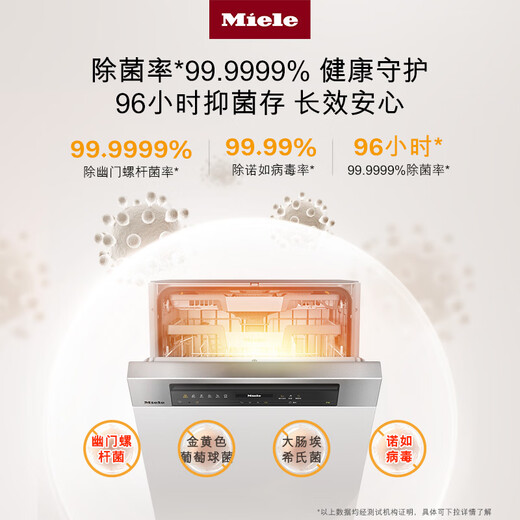 Miele dishwasher semi-embedded European original imported home smart kitchen 16 sets large capacity high temperature sterilization G 7604 C SCi national subsidy