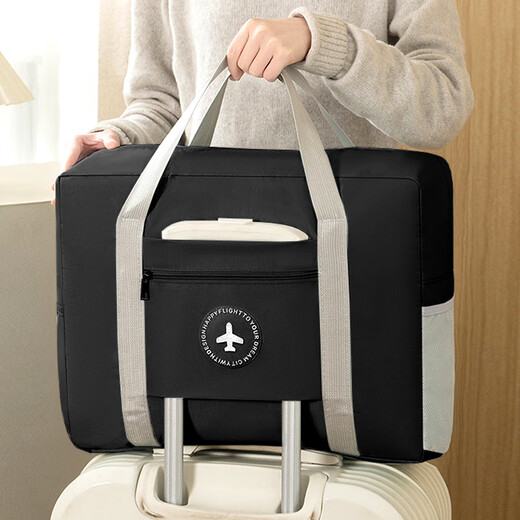 Lohas Travel Bag Women's Luggage Trolley Case Matching Portable Storage Bag Large Capacity Bag Front Airplane Bag