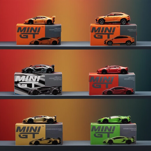 [Handwerkskunstspot] Mini GT 1:64 Lamborghini SVJ Kantash Big Bull Alloy Automobile Modell B [1/64 Minigt #687 GT3 E