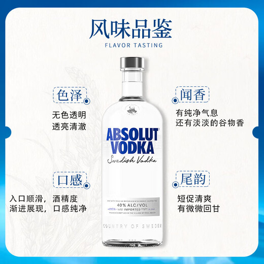 Absolut Vodka Liquor Original 700ml Cocktail Base
