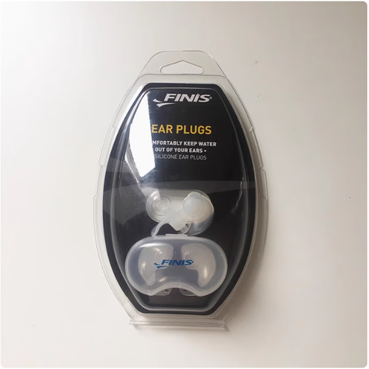 FINIS SILICONE EAR PLUGS Adult Silicone Ear Plugs Healthy Soft Waterproof Swimming Ear Plugs Ivory White-Hardcover Edition