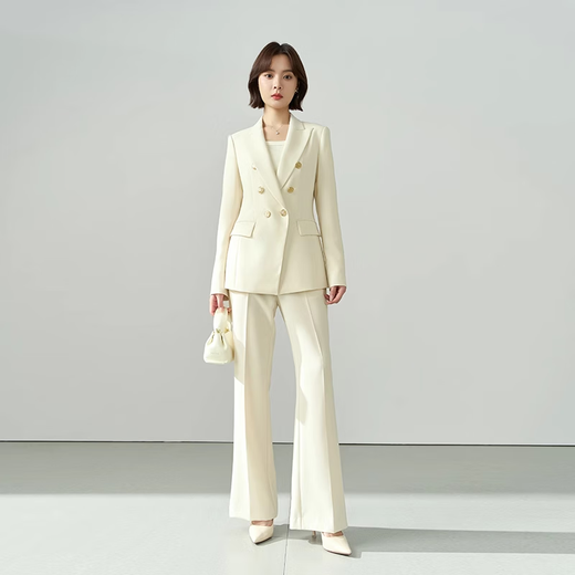 Lady Bird suit, female business attire, interview formal attire, high-end workplace suit for small people