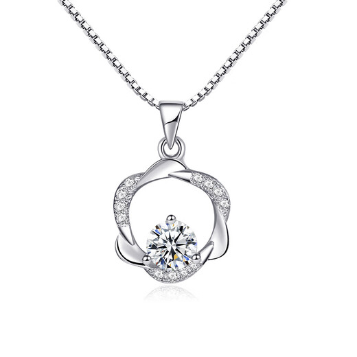 Guanpu Pavilion Fat Donglai's same style pt950 platinum pendant without chain PT950 women's necklace single pendant single platinum clavicle chain platinum style 1.