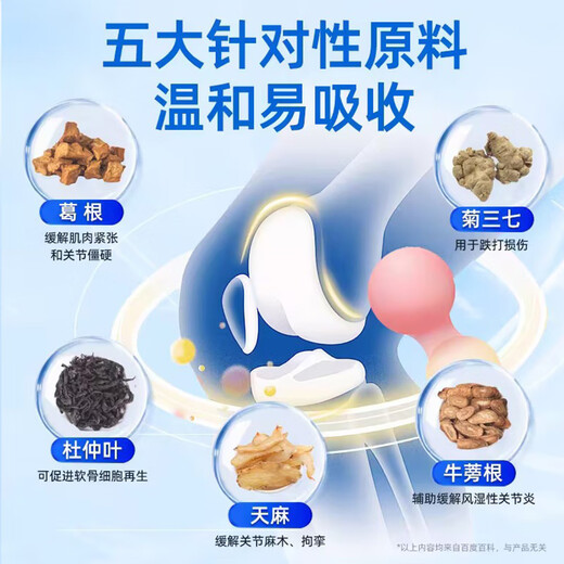 同仁堂天麻杜仲叶平卧菊三七通络片天麻三七通络片中老年关节疼痛养护 【见效装】 120片*3瓶