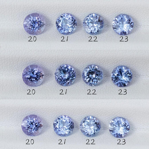 Li Shen Tanzanite loose stone can be customized 925 silver pendant No. 5 tanzanite loose stone