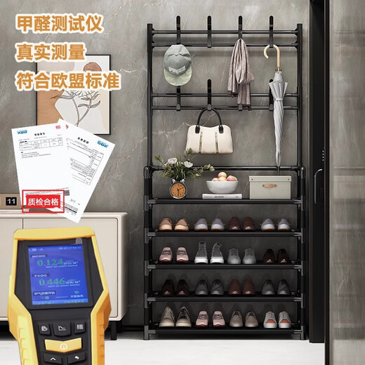 Xinwujia Dustproof Shoe Rack Home Storage Rack Student Dormitory Door Shoe Rack Rental Bedroom Multi-layer Shoe and Hat Integrated Rack White-4 Layers 60CM Upgraded Dustproof Style