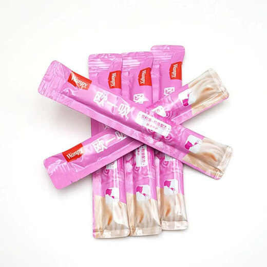 Naughty Wanpy Naughty European Cat Snacks Cat Wet Food Cat Snacks Cat Canned Beauty Cat Strips Non-staple Food Chicken Flavor 100 Count