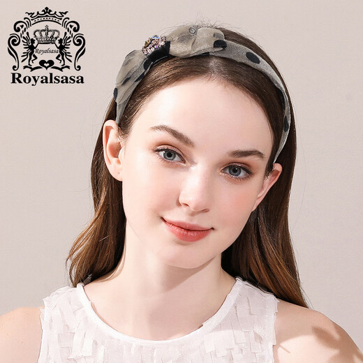 Royal sasa royal sasa hair accessories headband hair hoop women's pressed hairpin butterfly hairband coiled wide-brimmed headband hairpin head flower