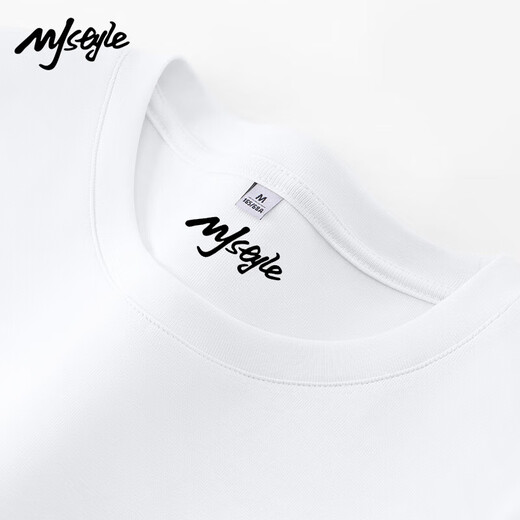 MJ STYLE white right shoulder fitted short-sleeved T-shirt for women 2026 spring and summer slimming and skin-friendly inner layering shirt top