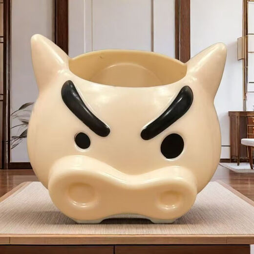 Miaofan creative pen holder desktop ornaments for children to send teacher handicrafts stationery storage box cute cartoon pig student skin color [fat]