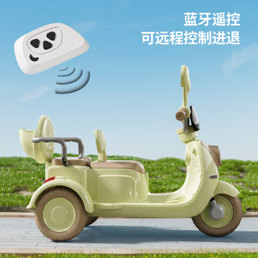 Hello Baby children's electric motorcycle children's motorcycle 3-6 years old children's electric car toy car can sit on a child's car standard princess pink | 6V4.5 battery + single drive