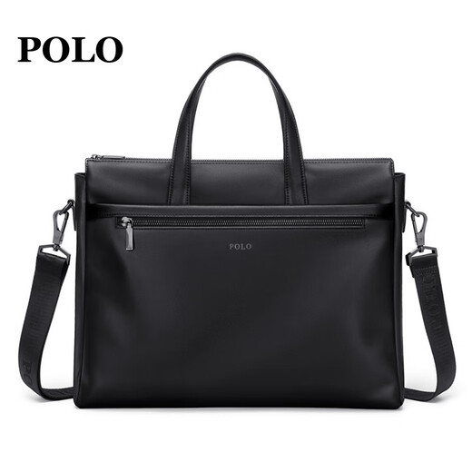 POLO briefcase men's business handbag men's 16-inch computer bag men's conference briefcase business trip shoulder bag men