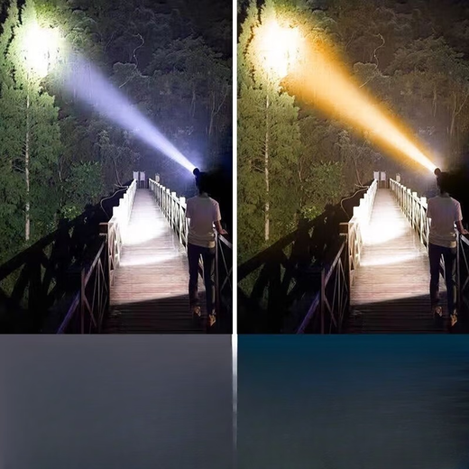 旭杉斯头灯强光超长续航防水头戴式矿灯户外专用远射夜钓 暖白光铝合金光杯+电显超长续航 版爆亮99万9900K闪充款