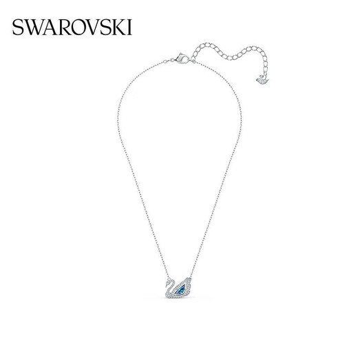 Swarovski (SWAROVSKI) 125th Anniversary Limited SWAN Classic Blue Swan Necklace Birthday Gift for Women