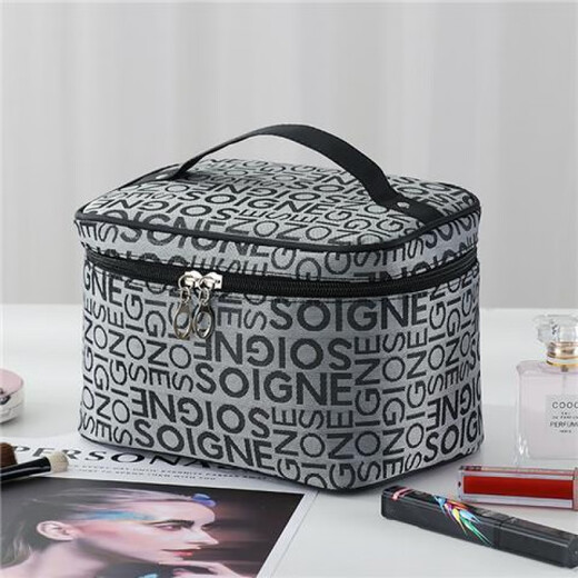 Internet celebrity cosmetic bag large capacity super popular portable portable cute female travel carry-on simple toiletry storage bag waterproof large size swan