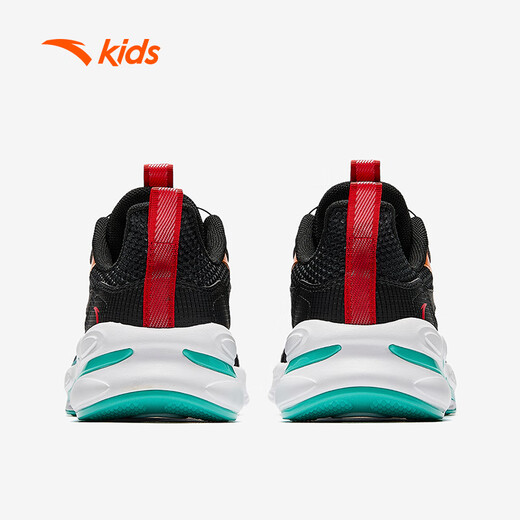 ANTA children's running shoes for boys and girls mesh breathable red flame sports elastic running shoes A12435573H