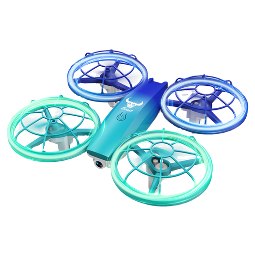Beast Drone Grundschule Schüler Wettbewerb Fernbedienungsquadcopter Drone für Jugend -Grund- und Sekundarschulenwettbewerbe. Blau/LT Original Drei-Blatt-Paddel-MAX-Luftfotografie-Modell. Fünf-elektrische Pakete insgesamt