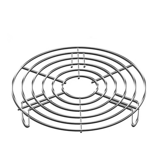 Chinuo 304 stainless steel steaming rack water-proof stew steaming rack 304 stainless steel food grade multi-functional steaming rack steamer household medium size - diameter height 5cm bold 17cm