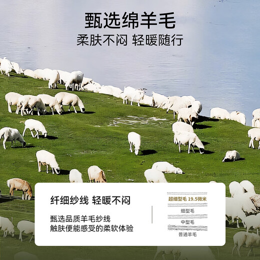 EMZ鄂尔多斯25春季新款含桑蚕丝正装羊毛夹克翻领拉链商务外套上衣男