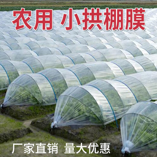 Runhuanian white transparent agricultural thickened small shed special film vegetable field insulation film winter 2.5 meters wide 5 wires thick small shed film 50 meters long