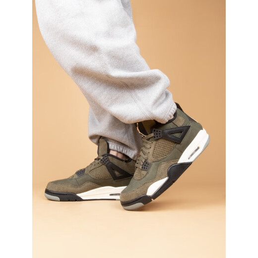 Nike Air Jordan 4 AJ4 Military Green High Top Retro Basketball Schuhe FB9927-200 FB9928-200 GS 36
