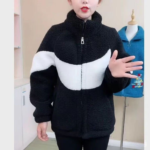 SVDP NEU NEUER WINTER TOP MIDERLE MENDE UND ELGERLE DAME DAME FLAUS MODE MOTER PLUSH LOSS Dicked Körnige modische Jacke X-679- [rot] Einseitige Jacke M 85-100Jin [Jin ist gleich 0,5 kg]
