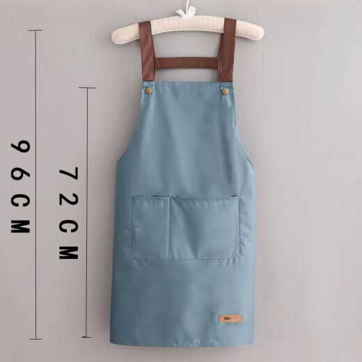 Delantamiento impermeable Oxford Kitchen y ropa de trabajo a prueba de aceite de restaurante, es mejor que tanto hombres como mujeres usen duraderos, por lo que puedo dibujarlo en [1047 personas alabanza] del delantal a prueba de agua a prueba de aceite a prueba de aceite [negro + negro]