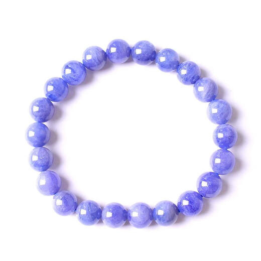 Ku Xuan Dikai natural tanzanite bracelet ice moisturizing body dreamy blue and purple tanzanite bracelet crystal jewelry 1st grade tanzanite 7mm