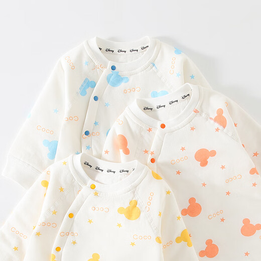Disney baby clothes 60g newborn toddler one-piece clothespin cotton full-month baby crawling clothes 100-day pajamas spring, autumn and winter