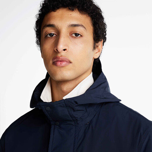 Tommy Hilfiger packable autumn and winter men's American retro casual lightweight portable hooded cotton jacket