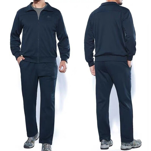 际华三五零一长袖体能服训练服作训服套装男女款户外运动服套装跑步长袖作训服 长袖藏青色体能套装 175/92-96