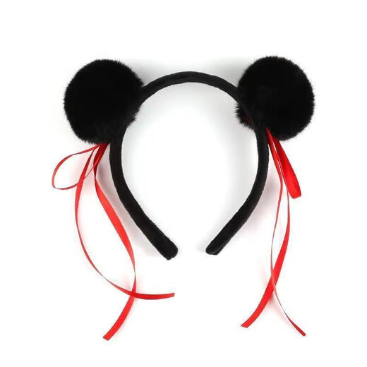 ENRMIIV children's Nezha hairband, hairpin, super cute wig, ball head, super cute idol event performance hair accessories, wig ball, bangs headband