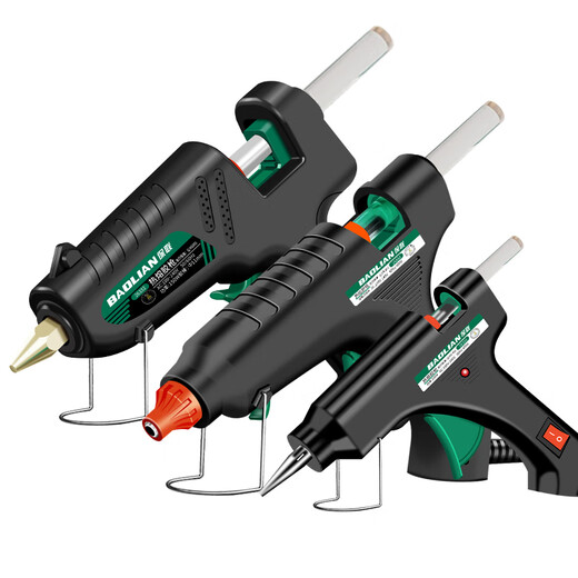 Baolian hot melt glue gun handmade high-power electric glue gun universal household hot melt stick glue strip hot melt glue stick 50w hot melt glue gun + glue stick * 30 pieces