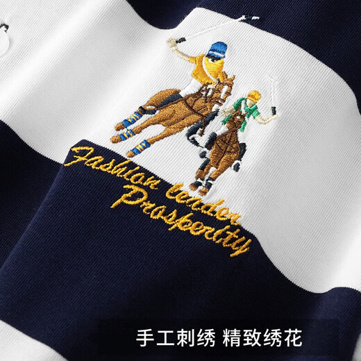 MASTER POLO gestreiftes Kurzarm-Poloshirt für Herren Sommer dünnes Paul T-Shirt offizielle Marke Luxus Casual Business mittleres Alter 3882 weiß gestreift 2XL