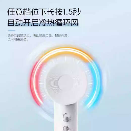 Superman hair dryer straight type household high-power hair care household portable negative ion hair dryer with nozzle Superman HD1675 1600w high-speed hollow hair dryer