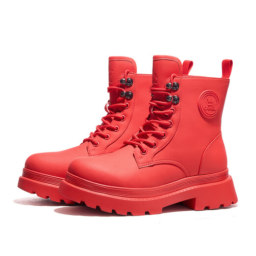 CAMEL Shanyu zapatos casuales al aire libre botas Martin de moda botas impermeables antideslizantes para mujer ropa de trabajo Botas de lluvia altas F24C013696