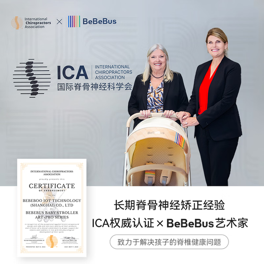 Bebebus artist stroller stroller can sit and lie down newborn baby lightweight folding two-way high view champagne gold