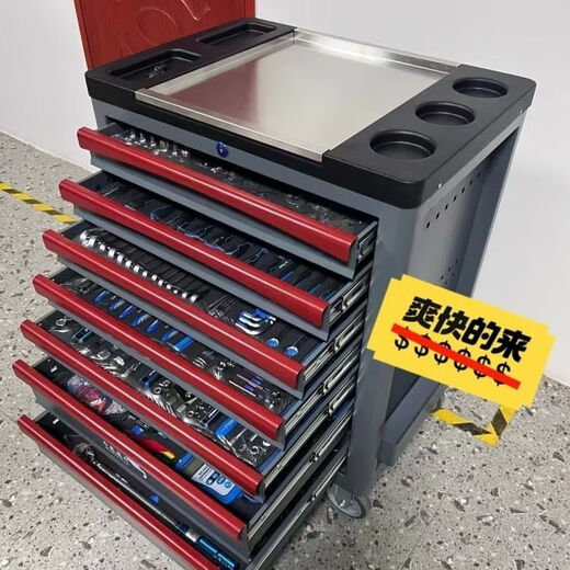 NB final warranty of 720 pieces and 521 pieces for auto repair special tool cart set with high strength and thickened removable 7-layer drawer repair 7-layer economical tool cart