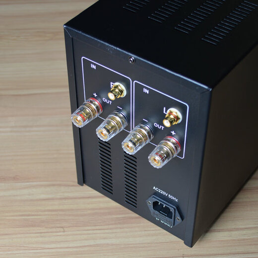 Kezhitu unique style vertical LM1875 3886 TDA7293 electronic tube amplifier case housing Double-layer structure Front panel with knob