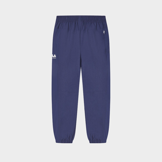 FILA Men's Men's Sports Pants Men's Fashion Casual Basic Clothing Versatile Leg Pants Woven Trousers Dark Navy M