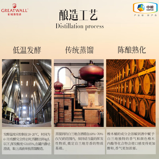 长城君雅XO白兰地 传统干邑壶式蒸馏法酿造 中粮高端洋酒礼盒 【鉴赏家XO】 700mL 1瓶 礼盒装