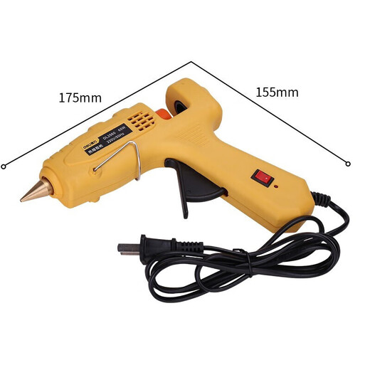 Deli hot melt glue gun lithium battery industrial grade household DIY children's copper mouth electric heating 60W hot melt glue gun DL2560